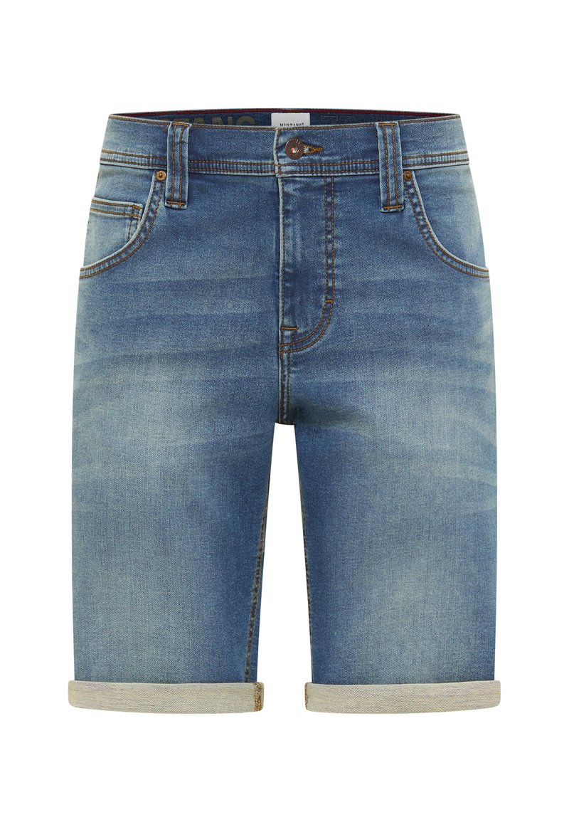 mustang Jeansshort blauw denim/bluedenim
