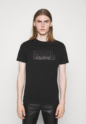 CREWNECK - T-shirt imprimé - black