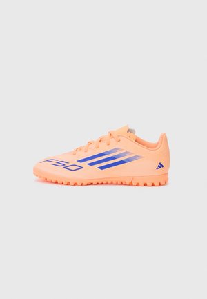 F50 CLUB UNISEX - Muru jalgpallisaapad - beam orange/lucid blue/ftwr white