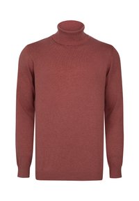 Striktrøje - coral