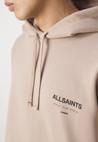 AllSaints UNDERGROUND HOODY - Kapucni - toffee taupe