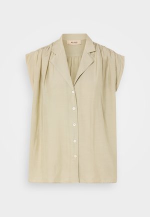 Mos Mosh, BLOUSE - Πουκαμίσα με κουμπιά - moss gray