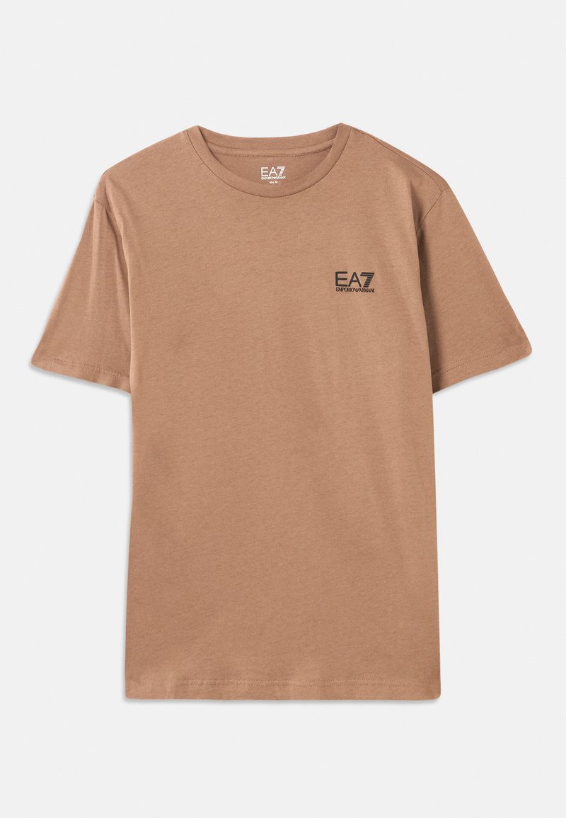 EA7 Emporio Armani T-shirt basic zandkleur