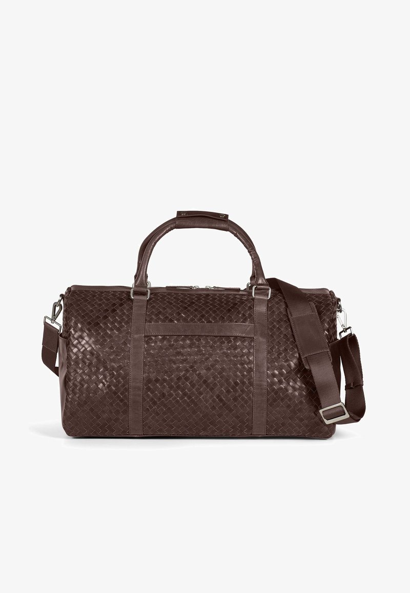 Howard London Howard London JOHN - Sac week-end - dark brown/marron foncé - ZALANDO.FR