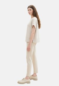 TOM TAILOR Kalhoty - dusty beige