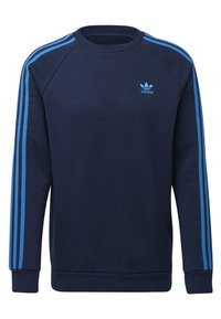 adidas Originals 3-STRIPES CREWNECK SWEATSHIRT - Sweatshirt - blue