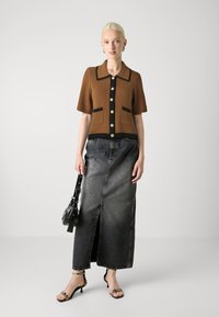 YAS YASKLOMA CARDIGAN - Cardigan - beige