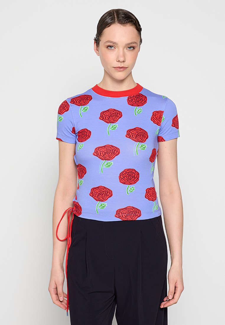 Versace Jeans Couture T-shirt print lichtblauw