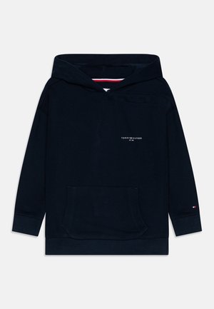 Tommy Hilfiger MINI CORP LOGO HOODIE UNISEX - Jersey con capucha - dark night navy