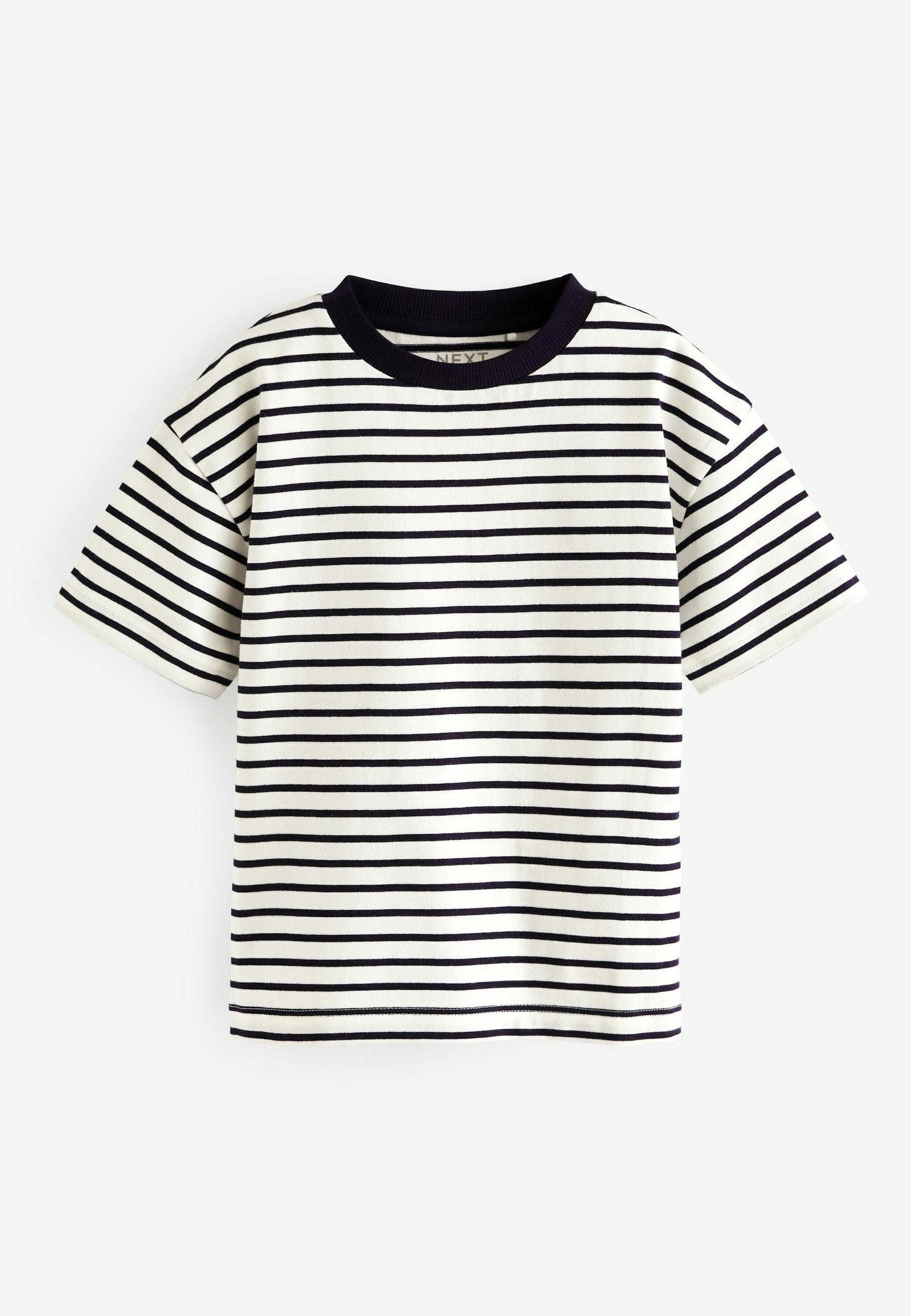 Next 5 PACK SHORT SLEEVE - T-Shirt basic - blue stripe/blau