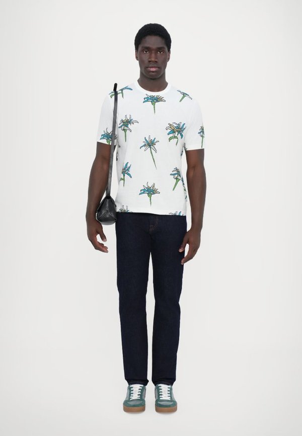 CASUAL FIT FLOWER - Print T-shirt4