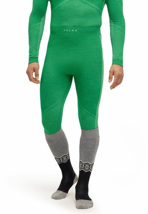 FALKE Wool-Tech 3/4 cold to very cold temperatures - Unterhose lang - grassgreen