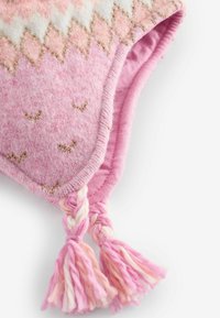 Next Čiapka - pink fairisle