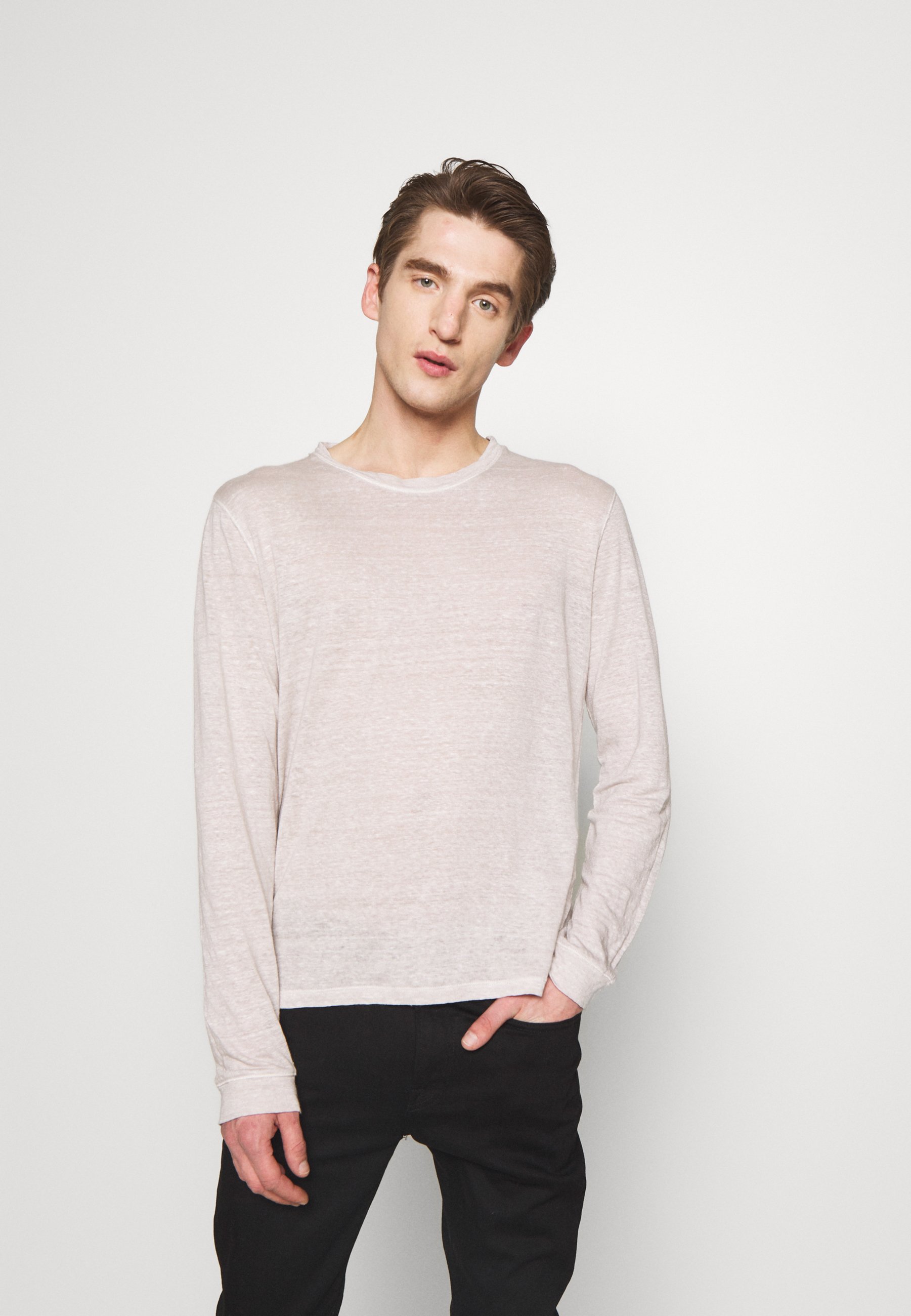120% Lino Salg | Rabatt på klær og sko på nett | Online på 120% Lino FLORAL PRINT - Skjorte - ivory soft fade