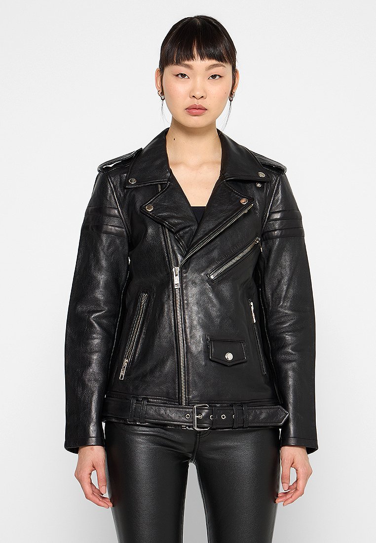 BLK DNM Leren jas zwart BLK DNM Leren jas zwart