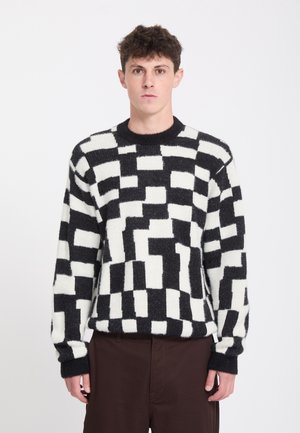 Volcom, SWEATER FA CARRAU CHECK - Jersey de punto - black