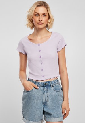 CROPPED  - Chaqueta de punto - lilac