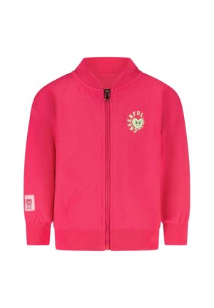 Cars Jeans Sweater met rits - fuchsia