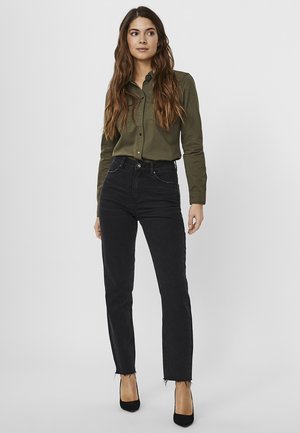 Relaxed fit jeans - black denim