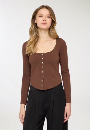 Cardigan - marrone