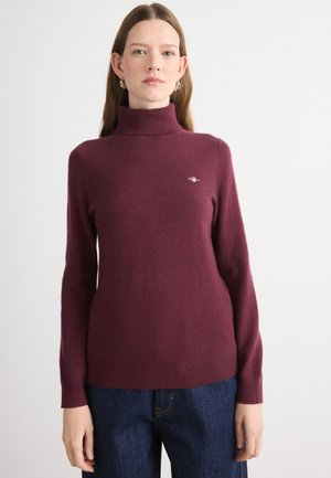 ROLLNECK - Maglione - plum wine