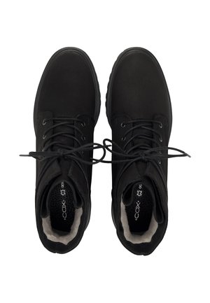 Botines con cordones - black
