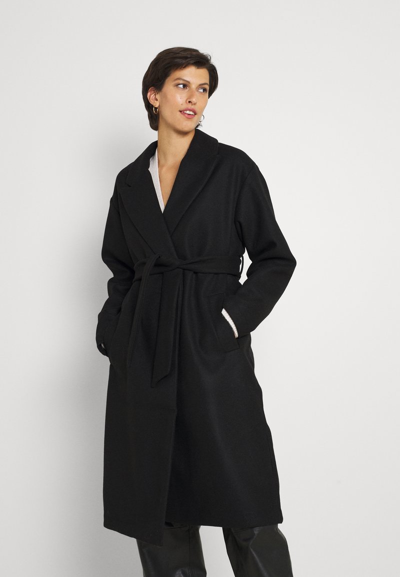 Vero Moda Tall VMFORTUNE LONG - Casaco clássico - black
