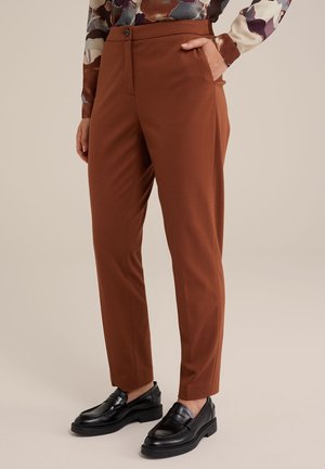 Pantalones - mottled brown