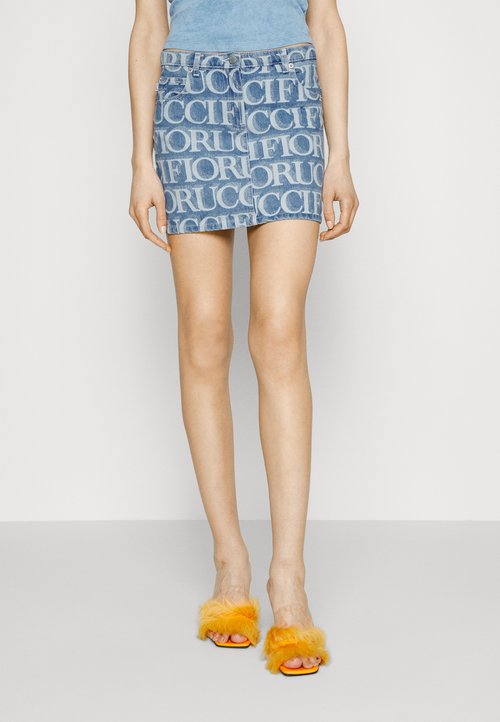 Carlie Athletic/Swim Skirt w/Leggings- Galaxy Blue