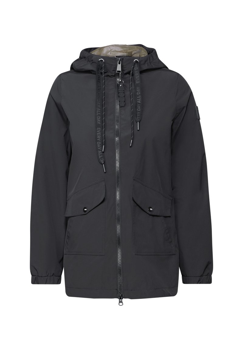 Cecil Cardigan Schwarz Kapuze Kapuze Cecil Fleecejacke Mit