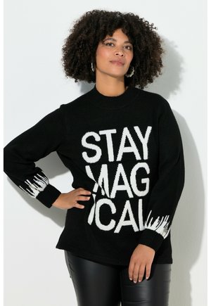 Strickpullover - black