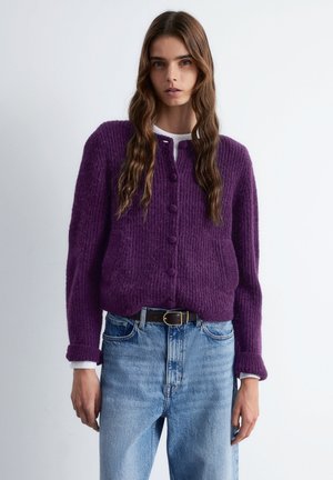 Cardigan - dark purple