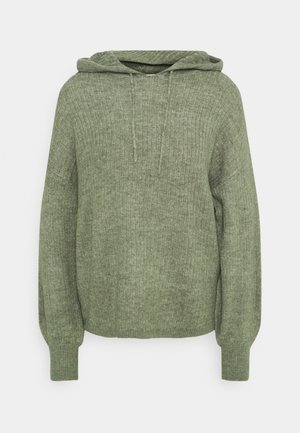 Hættetrøje - mottled green