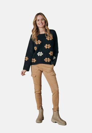 ISABELLA FLOWER  - Jumper - black