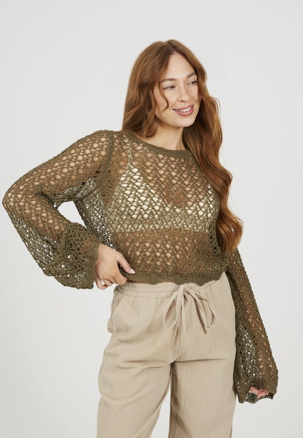 LK-248THYMEA  GDP - Strickpullover - khaki
