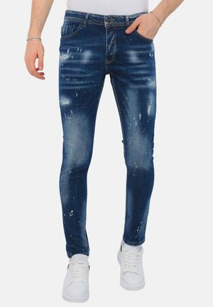 PAINT SPLATTER STOASHED  - Jeans Skinny Fit - blauw