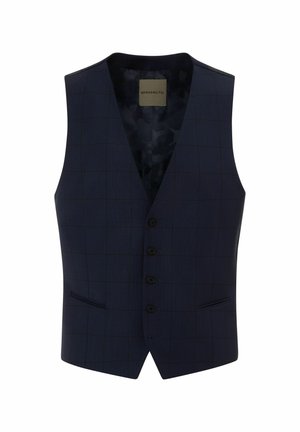 Benvenuto UMBERTO - Weste - dunkelblau meliert