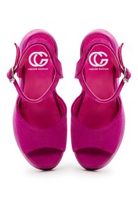 Cesare Gaspari Sandalen met hoge hak - fushia