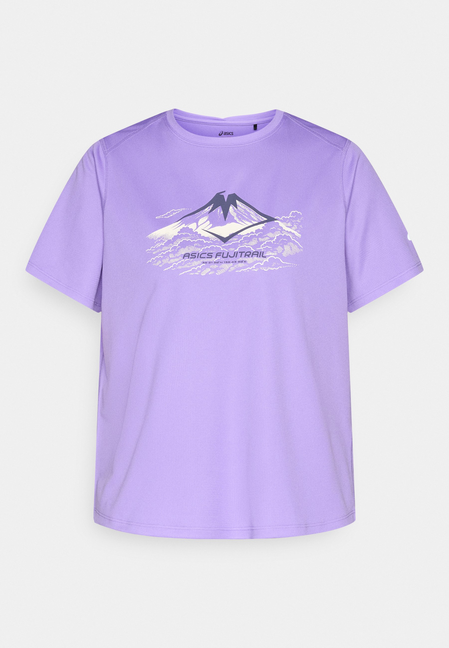 ASICS FUJITRAIL LOGO - Sports T-shirt - amethyst/lilac - Zalando.co.uk