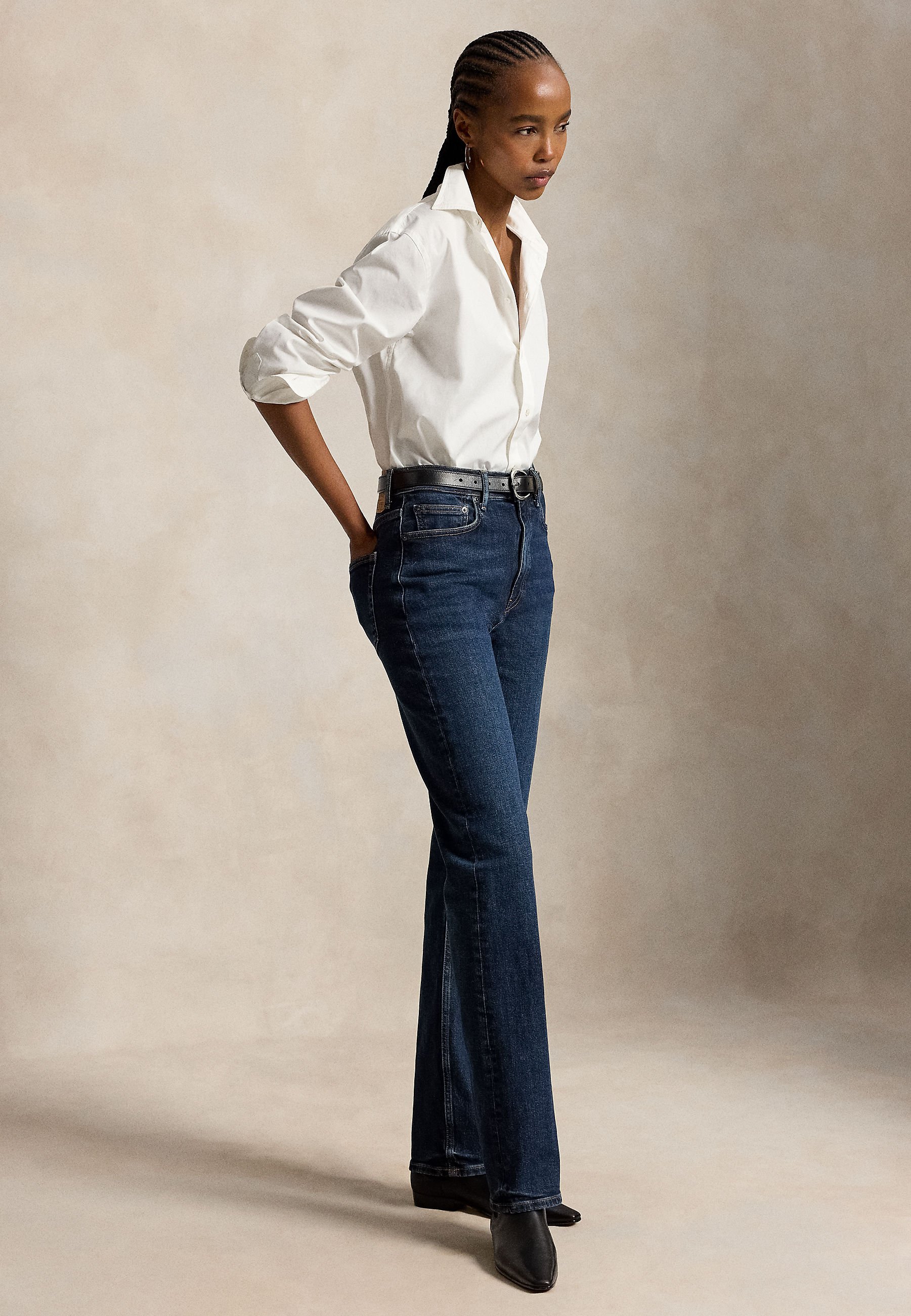 Polo Ralph Lauren HIGH RISE STRAIGHT JEAN - Vaqueros rectos