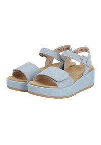 Remonte Wedge sandals - blau