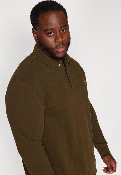 Polo Ralph Lauren Big & Tall LOOPBACK FLEECE COLLARED SWEATSHIRT - Sudadera - dark loden