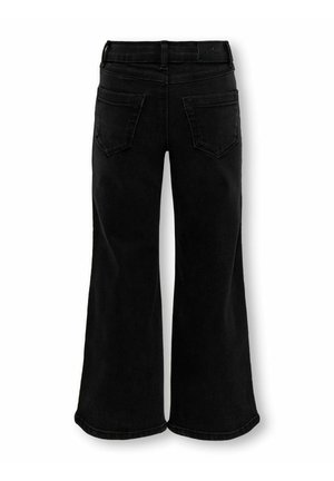 ONLY MINI, WIDE-FIT JEANS KMGBLAIR WIDE LEG FIT JEANS - Jean flare - washed black
