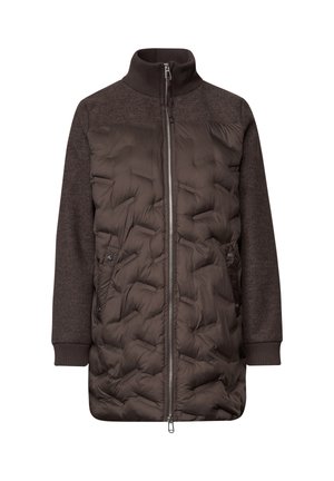 Street One, STRUKTURMIX JACKE MIT GEKLEBTER STEPPUNG - Manteau d'hiver - auburn brown