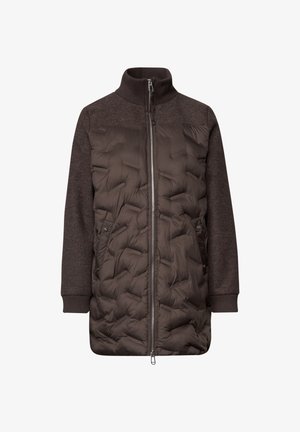 Street One, MIXED-TEXTURE JACKET WITH BONDED QUILTING - Winter coat - auburn brown