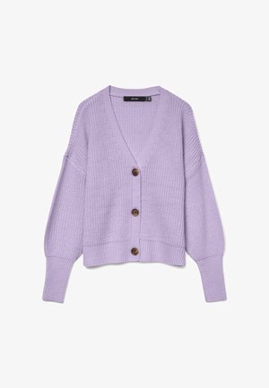 Vero Moda LEA V NECK CARDIGAN - Cardigan - pastel lilac