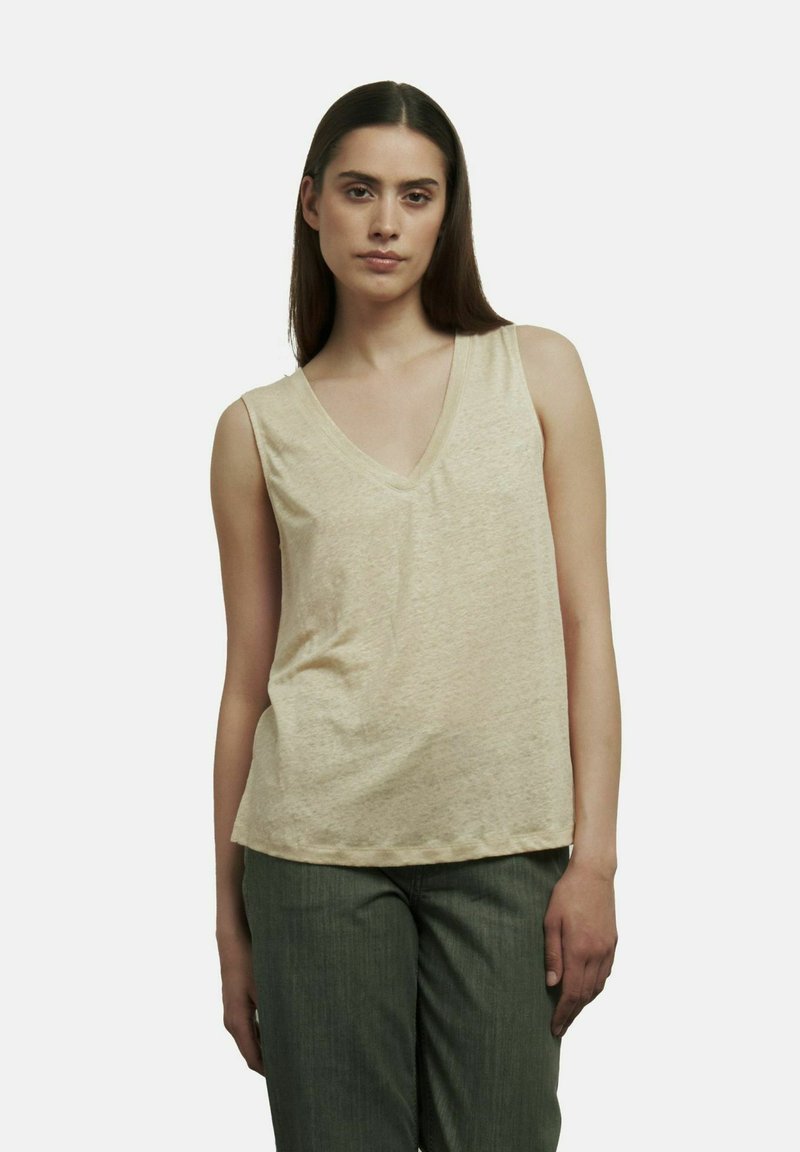 Débardeur Beige DELiA*s Taille Junior L - Racerback, 50% Coton, Occasion Très Bon état