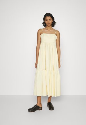 DAKOTA RECYCLED DRESS - Robe longue - lemon pie