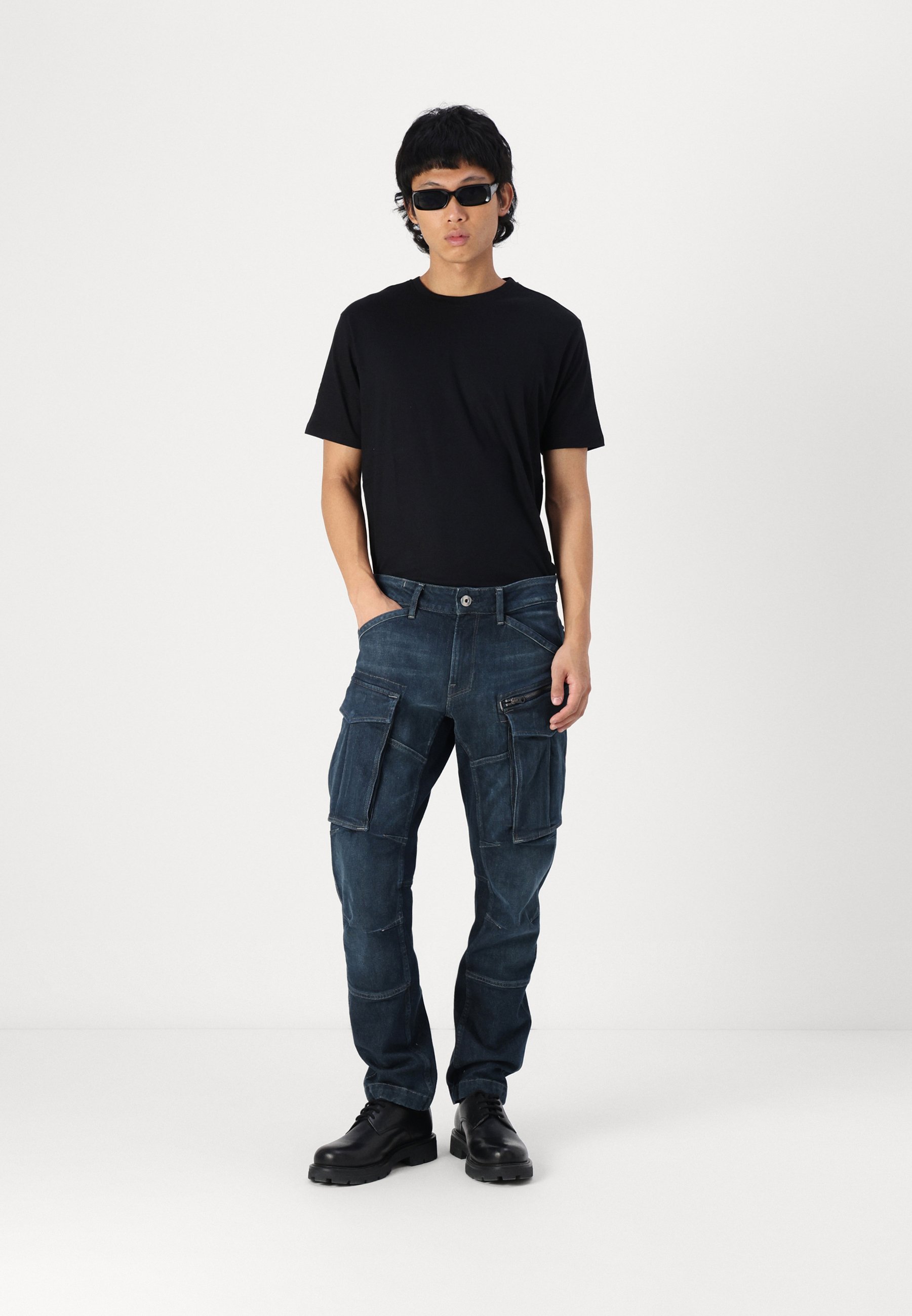 G-STAR ROVIC ZIP REGULAR TAPERED - Pantaloni cargo - worn in deep