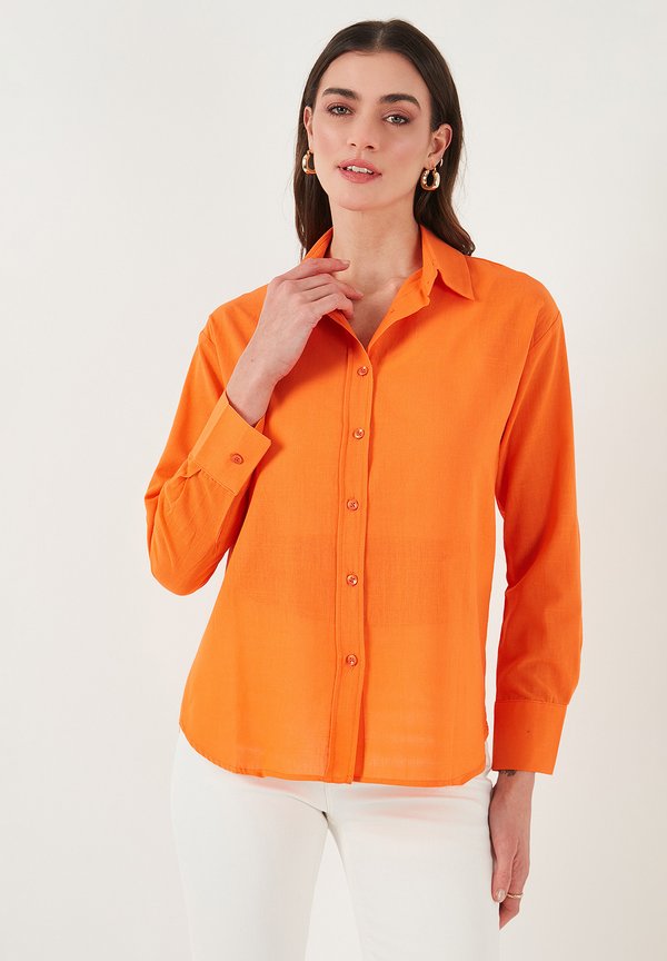 Hemdbluse - orange